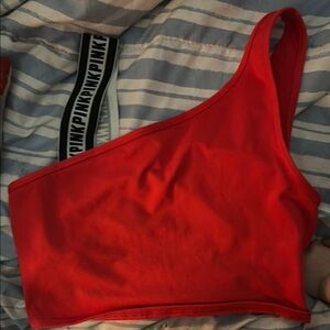 PINK Victoria's Secret Red Crop Top